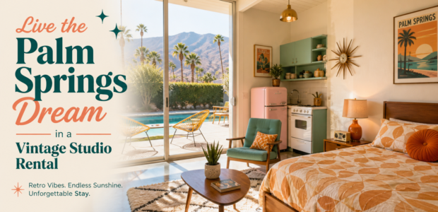 vintage studio for rent Palm Springs