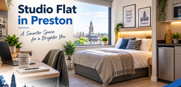 studio flat in preston