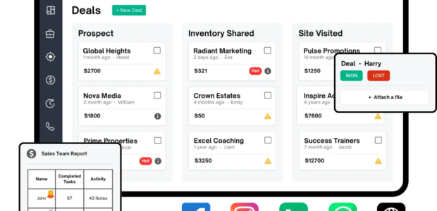 AI CRM for service businesses